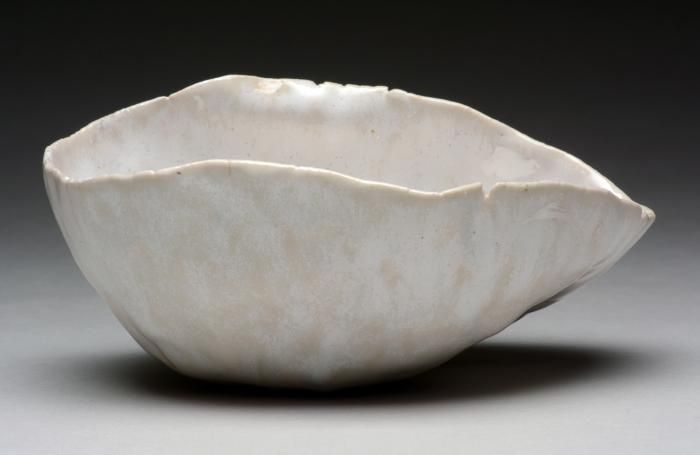 White Pinched Bowl