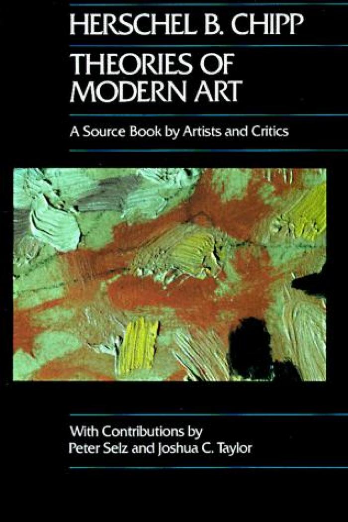 Theories of modern art; a source book by artists and critics