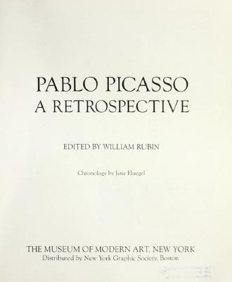 Pablo Picasso : a retrospective