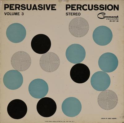 Cover Design for Persuasive Percussion, Volume III