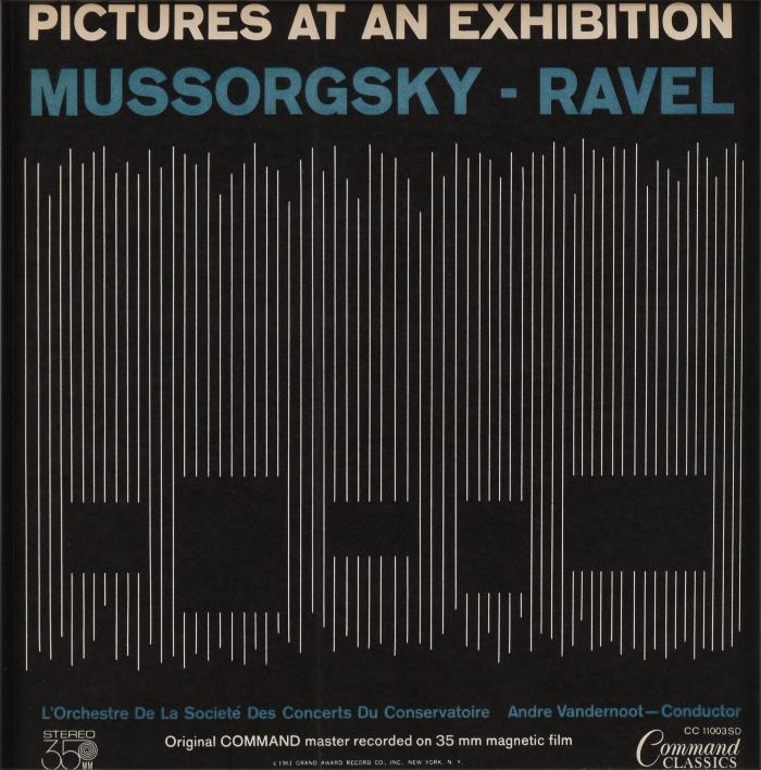 Cover Design for Pictures at an Exhibition: Mussorgsky-Ravel