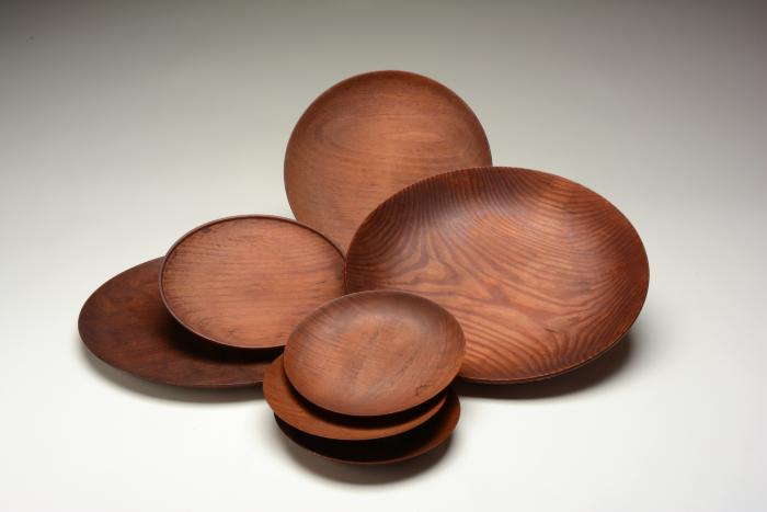 Wooden Plates Made at Black Mountain College