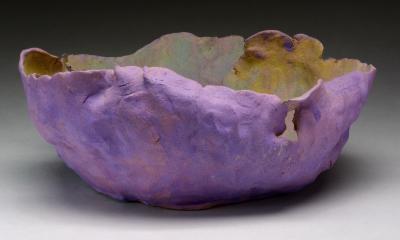 Untitled (Lavender Pinched Bowl)