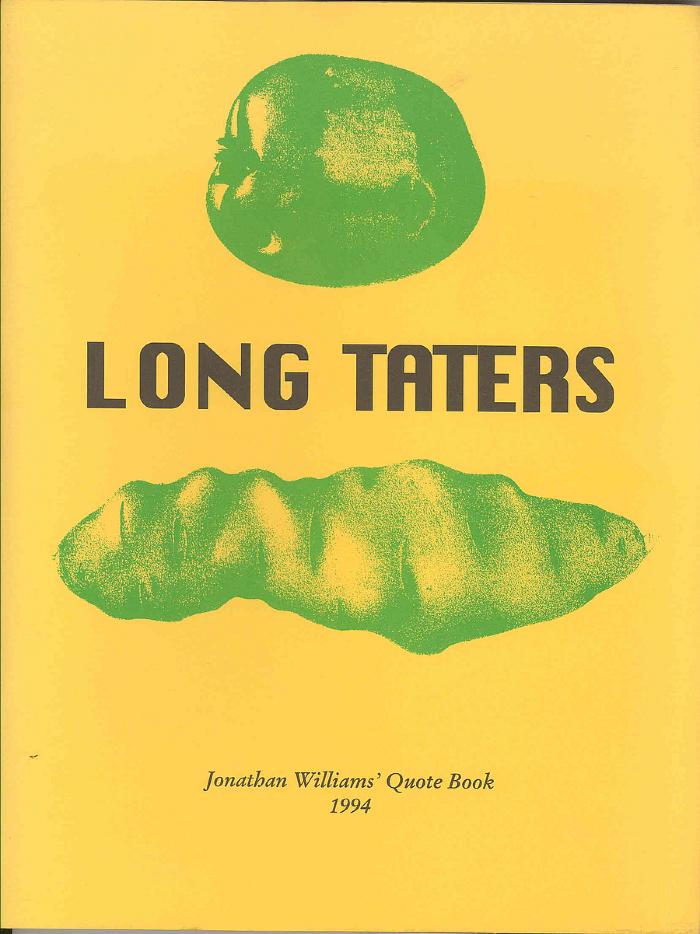 Long taters: Jonathan Williams' quote book