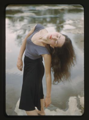 Portrait of Elizabeth Schmitt Jennerjahn Dancing Outside