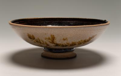 Untitled [Serving Bowl with Evergreen Motif]