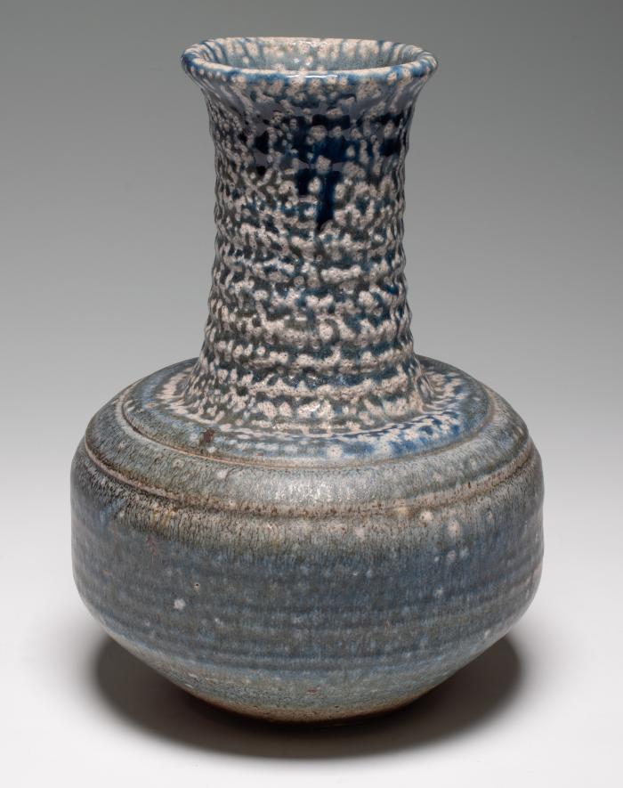 Untitled (Blue Vase with Extended Neck)