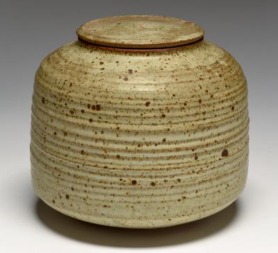 Untitled (Lidded container with Iron Spots)