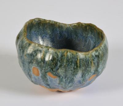 Untitled (Green Bowl with Uneven Edges)