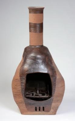 Untitled [Coil-Built Fireplace]