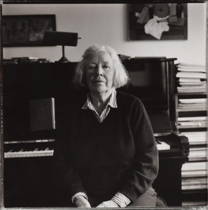 Portrait of Mary Fitton Fiore Seated in Front of a Piano