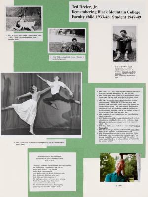 Ted Dreier, Jr. Remembering Black Mountain College, Faculty Child 1933-46, Student 1947-49