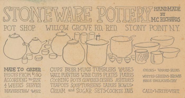 Stoneware Pottery Card