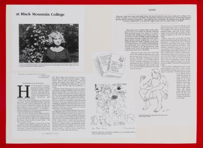 Charles Olson at Black Mountain College in <em>North Shore Magazine</em>