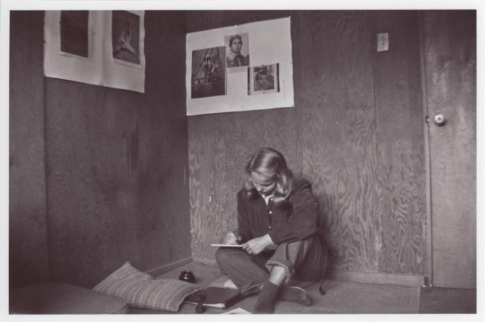 Verna Raattama Schauffler or Dorothy Raattama Bergman in her study