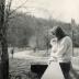 Dorothea Rockburne and her daughter, Christine at Black Mountain College