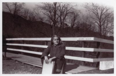 Verna Raattama Schauffler or Dorothy Raattama Bergman at Lake Eden