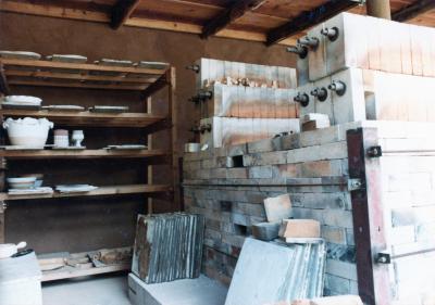 Cynthia Homire's studio kiln