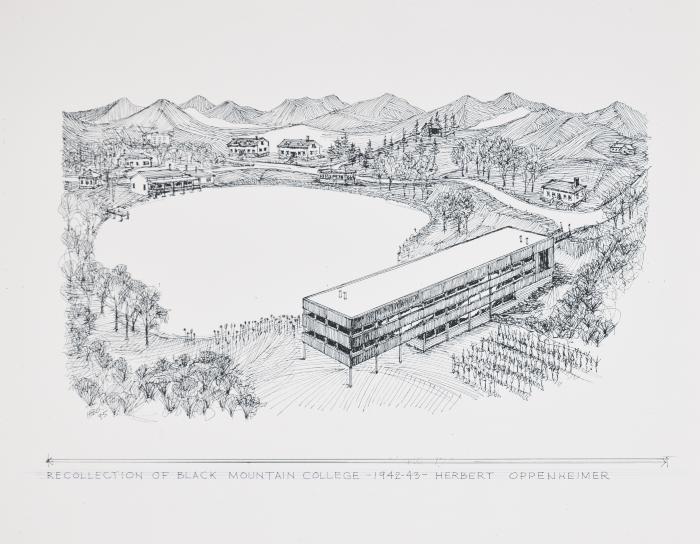 Recollection Map of Black Mountain College 1942-43 