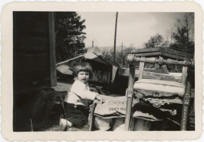 Helen Kopp, daughter of Anatole Kopp and Marianne Bjerke Kopp, at the Lake Eden campus