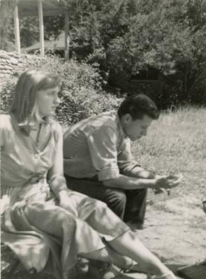 Patricia Nelson and Tim LaFarge at the Lake Eden campus