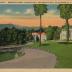 Sunrise Scene, College Hall and Abbott Hall, Blue Ridge, N.C. postcard