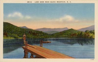 Lake Eden postcard