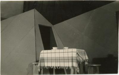 Untitled [Theater set at Black Mountain College]