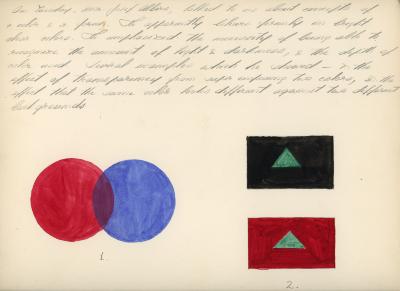 Class Exercise from Josef Albers' Visit to Duke University