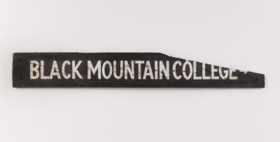 Black Mountain College sign