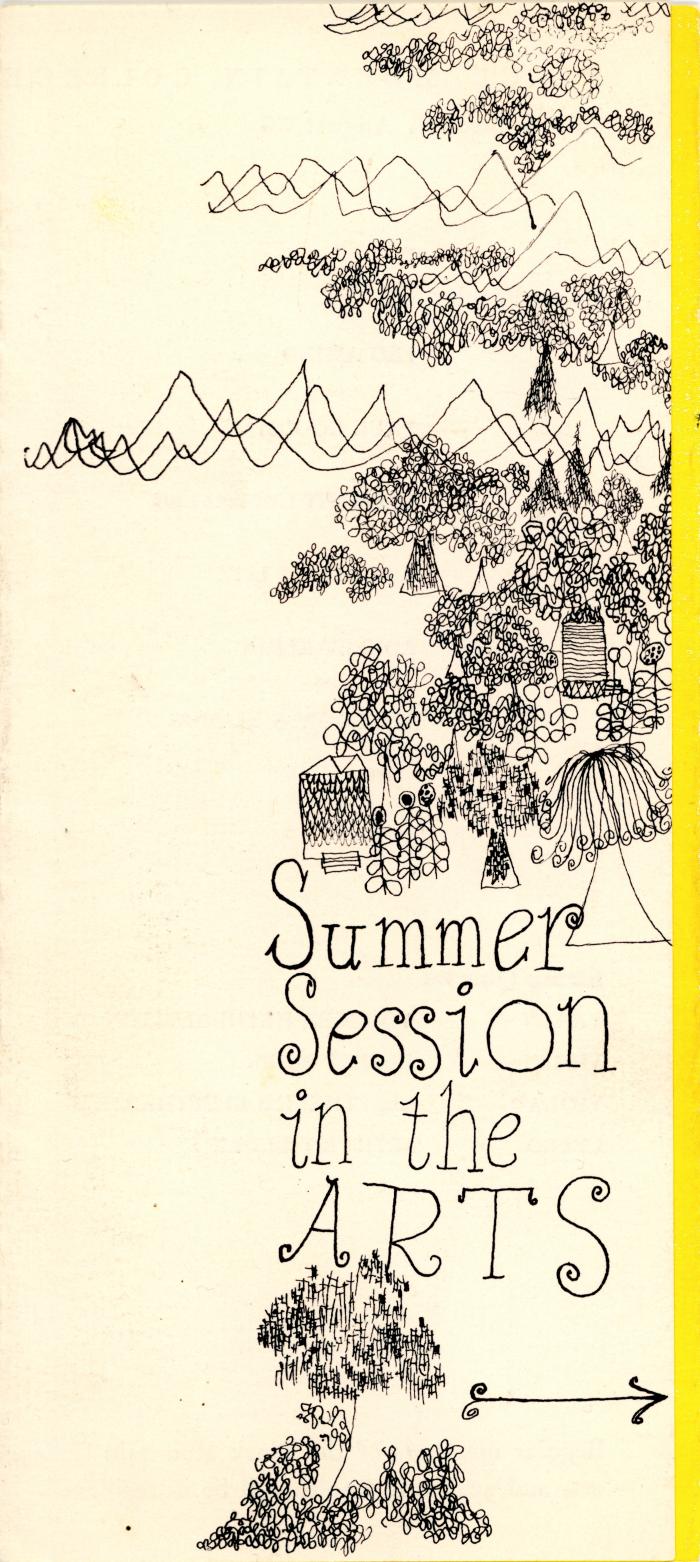 1950 Summer Session in the Arts Brochure