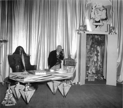 Buckminster Fuller as the Baron Medusa in "The Ruse of Medusa"