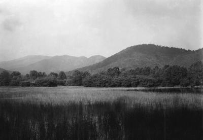 View of Mountains Beyond Lake Eden