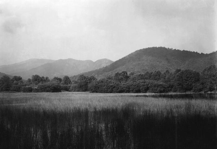 View of Mountains Beyond Lake Eden