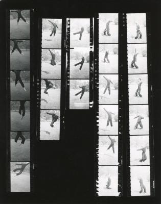 Merce Cunningham Contact Sheet