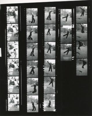 Merce Cunningham Contact Sheet