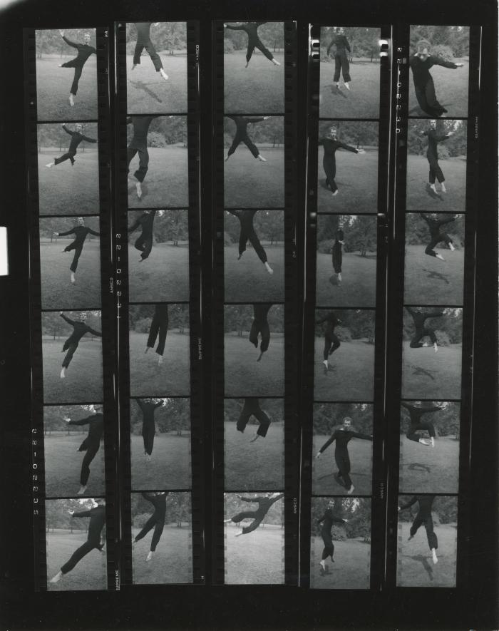 Merce Cunningham Contact Sheet