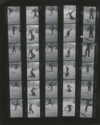 Merce Cunningham Contact Sheet