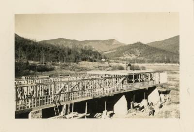 The construction of the Studies Building