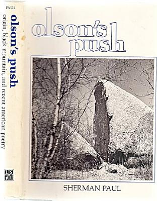 Olson's push : origin, Black Mountain, and recent American poetry